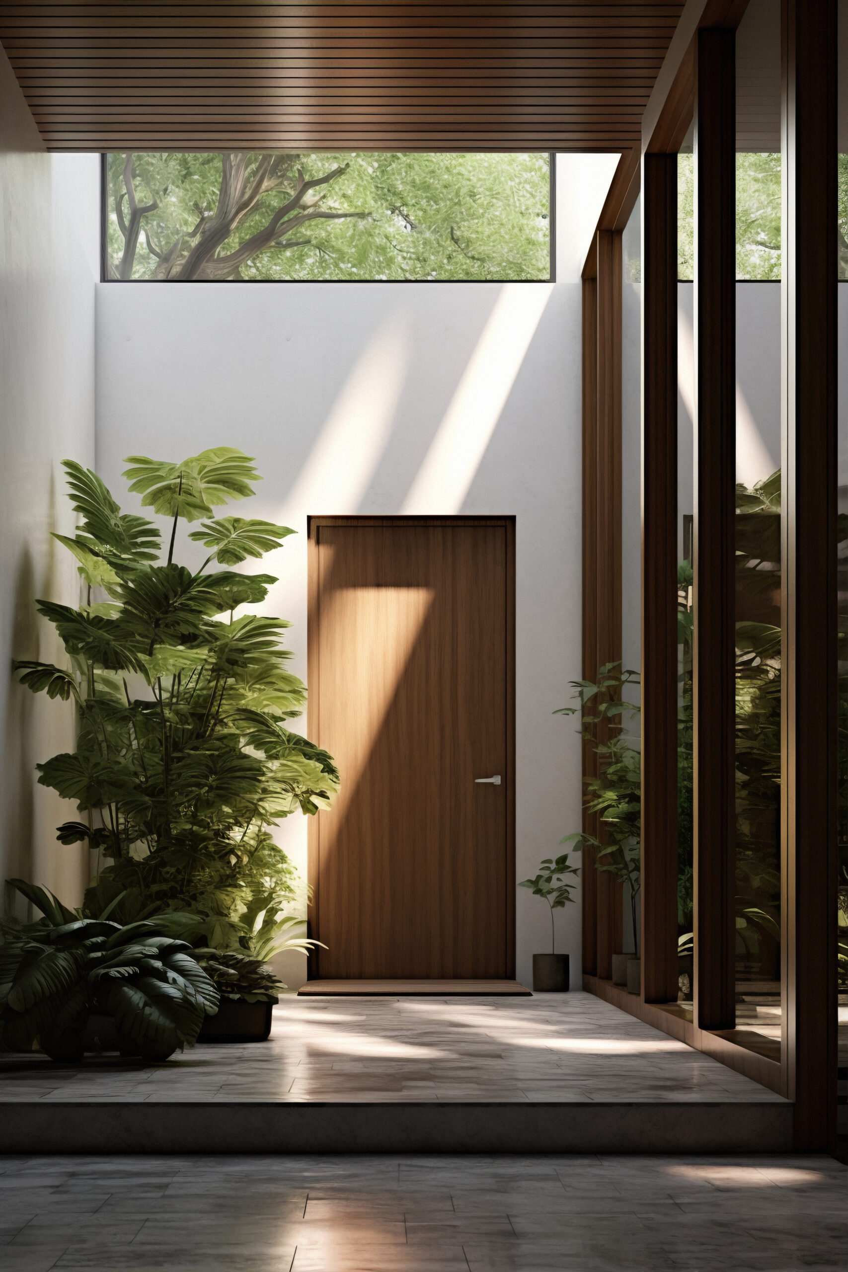 ai-generado-de-entrada-de-estilo-moderno